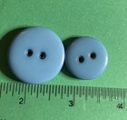  2  Mother Daughter 1-1 1 8    1-7 8   blue Plastic Silver Metal 2-hole Buttons-t966