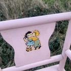 Rare Vintage Wooden Doll High Chair 25   