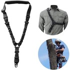 Tactical One Single Point Sling Strap Bungee Rifle Gun Sling With Qd Buckle