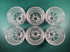 6 Lot   Vintage Anchor Hocking   Wexford Dessert Glasses    3 5    Tall