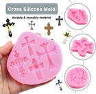 Baptism Cake Decoration Cross Cake Mold Cross Silicone Fondant Mold For Baptism