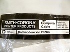 Smith-corona D Serial Printer Cable Commodore Vic-20 64 C64 128 64c sx64 128dcr