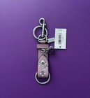 Coach Trigger Snap Bag Charm With  Star Print Nwt Keychain Nwt