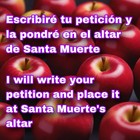 Santa Muerte Offerings - Your Petition On My Santa Muerte Altar