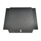 Aluminum 22 x24 x9  Black Diamond Tread In-frame Truck Tool Box For Frame Rails