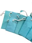 Lot Of 18 Tiffany   Co  Blue Gift Bags Small   Medium Sized