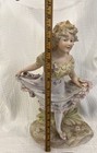 Gebruder Heubach Hand-painted Bisque Dancing Girl Figurine Antique