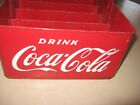 Vintage Coca Cola Embossed Bottle Carrier With Handle 5 5 X 10 5 X 12 5 Inches