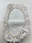 Crate   Barrel Quilted Changing Pad Cover Muslin Nursery Kids Baby Multi Printed