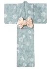 Grail Yukata Set Modern Flower Green Japanese Summer Dress Kimono F s New