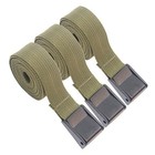 3 Pcs Strap Truck Tie Down Straps Buckle Fastening Belt For Vehicle Cargo
