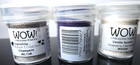 Lot Of 3  Wow Embossing Powder Grape Wj01r  Vanilla Ws58r  Champers Wl13r New