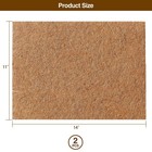 Maxpace Natural Coconut Coir Liner Sheets - 14x11inch 2 Pcs Coco Fiber For Plant