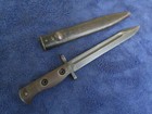 Original Vintage Australian Military L1a2 Knife Bayonet And Scabbard