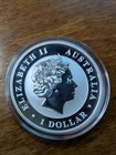 2017 Australia 1 Dollar Kookaburra 1 Oz Silver Proof Coin With Game Cock Privy M