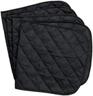 Cotton Quilted Horse Leg Wraps - Set Of 4 - 12   14   16  - Black Or White