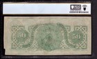 1863  50 Confederate States Of America Note Currency T-57 Pf-1 Pcgs Choice Vf 35