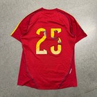 Adidas Real Salt Lake Mls Soccer Jersey Red Yellow Number 25 Mens Medium