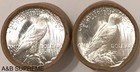  10  Peace Dollar   s   D   Ender Coin Roll Stunning Gems Bu Uncirculated 90  S 