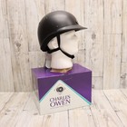 Charles Owen Jr8 Ltd Riding Helmet -size 7-1 4  59cm - Black Painted  New