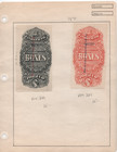 Canada 1871-1890s Collection Of 36 Tobacco Revenues For Different Types   Weight