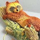 Vintage Bosson Chalkware Raccoon Wall Ornament Figurine Legend 1967 World Cup Uk