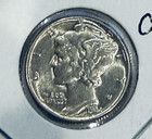 1944-p Mercury 10c 90  Silver   Gem Bu   Partial Split Bands   Gr8 Luster   B92