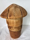 Antique Wooden Puzzle Hat Making Block Sz 22 Newsboy Gatsby Cap Millinery Mold
