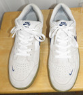 Nike Sb Force 58 White Light Brown Gum Men Skate Boarding Casual Shoe Size 13