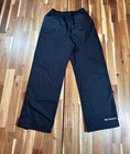 Columbia Omni-tech Youth S 8 Black Waterproof Rain Pants Adjustable Hem  2196 