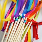 Rainbow Ribbon Solid Color Assortment 10 Colors Double Face Satin Ribbon For