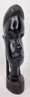 African Female Head Tribal Art Decor Sculpture Statue Bust Carved Wood 7 5 