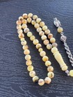 Baltic Amber Rosary With Natural Fossils  Tesbih  Misbaha  Prayer Beads kehribar