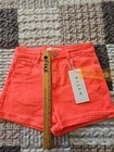 Risen Denim Shorts Small Ladies Hot Coral Shorts Size 2 4 Nwt