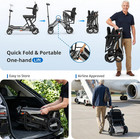 Scootngo Voyager Mobility Scooter For Seniors Adults  33lbs Travel Scooter