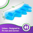 Gel Toe Separators - Toe Spreaders - Fix Overlapping Toes Bunions - 2 Pairs