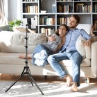 63  Tablet Tripod Stand 360   Rotatable Phone Floor Adjustable 4 -11  Ipad Bed