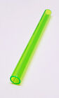 1  Od Diameter 3 4  Id Clear Green Fluorescent Acrylic Plexiglass 12  Inch Tube