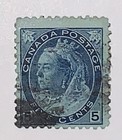 Travelstamps  1897 Canada Stamps Scott   70 Queen Victoria    maple Leaf    Used Ng