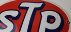 Vintage Stp Porcelain Sign - Gas Pump Automotive Sign