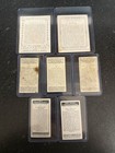 Vintage Cigarette Cards Lot Of 7 Players Wills Churchman Hignett Wwii Animals