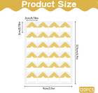 120 Self-adhesive Gold Photo Corners For Scrapbooking And Albums  5 Sheets