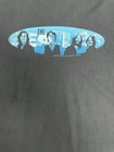 The Beatles Overlay Graphic Vintage Black T-shirt Tee Size Medium