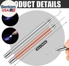 2 Pcs Led Weeding Tools For Vinyl With Light Pin Hook Lighted Weeding Pen For Re