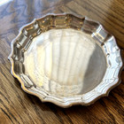 Reed And Barton 6  Plate 925 Sterling Silver Chippendale X362 Dish Engraved Vtg