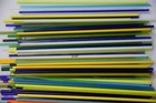 2 Ounces Of Bullseye Glass Assorted Colors Blend 1mm Super Thin Stringers 90 Coe