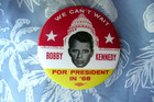 Vintage Classic Robert Kennedy We Can t Wait 4  Bobby Pinback