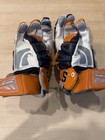 Syracuse Orange  54 Team Issued Lacrosse Gloves Stx Surgeon 13  Blue