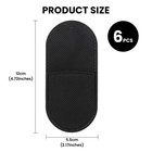 6pcs Glasses Eye Patch Black Reusable Lazy Adult Medical Patches Amblyopia
