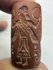 Wonderful Old Jasper Cylindar Intaglio Seal Stone Bead